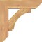 Ekena Millwork Imperial Slat Smooth Bracket w/ Offset Brace, Western Red Cedar, 5 1/2"W x 18"D x 18"H BKT0604X18X18IMP06SWR - alternate 4